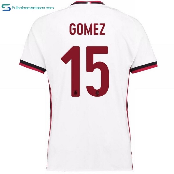 Camiseta Milan 2ª Gomez 2017/18
